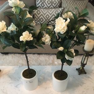 28" x 10" Artificial Blooming Arrangement in Ceram